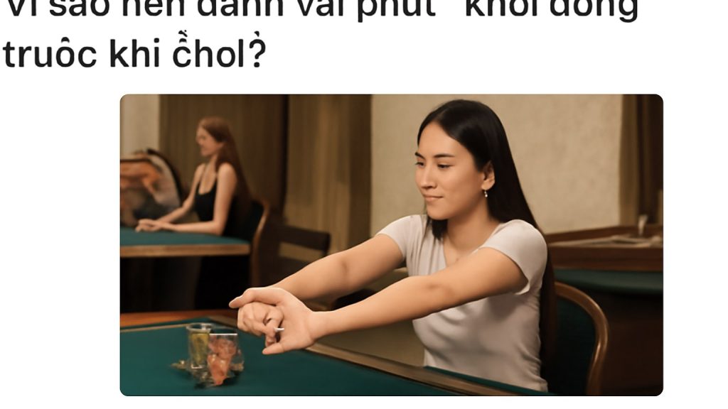 Minh họa: Vì sao nên dành vài phút “khởi động” trước khi chơi?